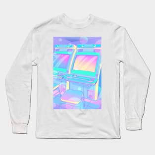 Pastel Glitch Long Sleeve T-Shirt